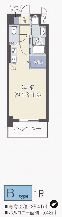 メゾンドボヌールの間取り