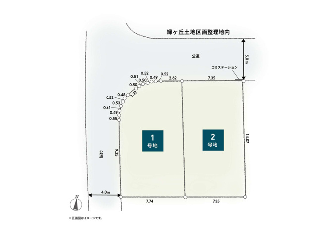 【区画図】