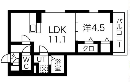 レガートⅡの間取り