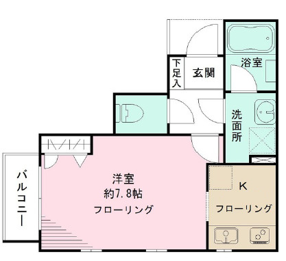 バリウィンドの間取り|間取りです。