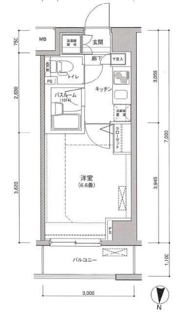 メゾン両国の間取り