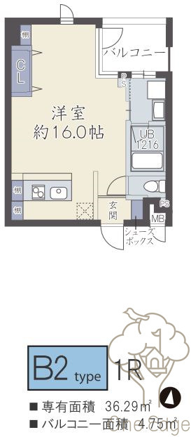グランデージ新大阪の間取り