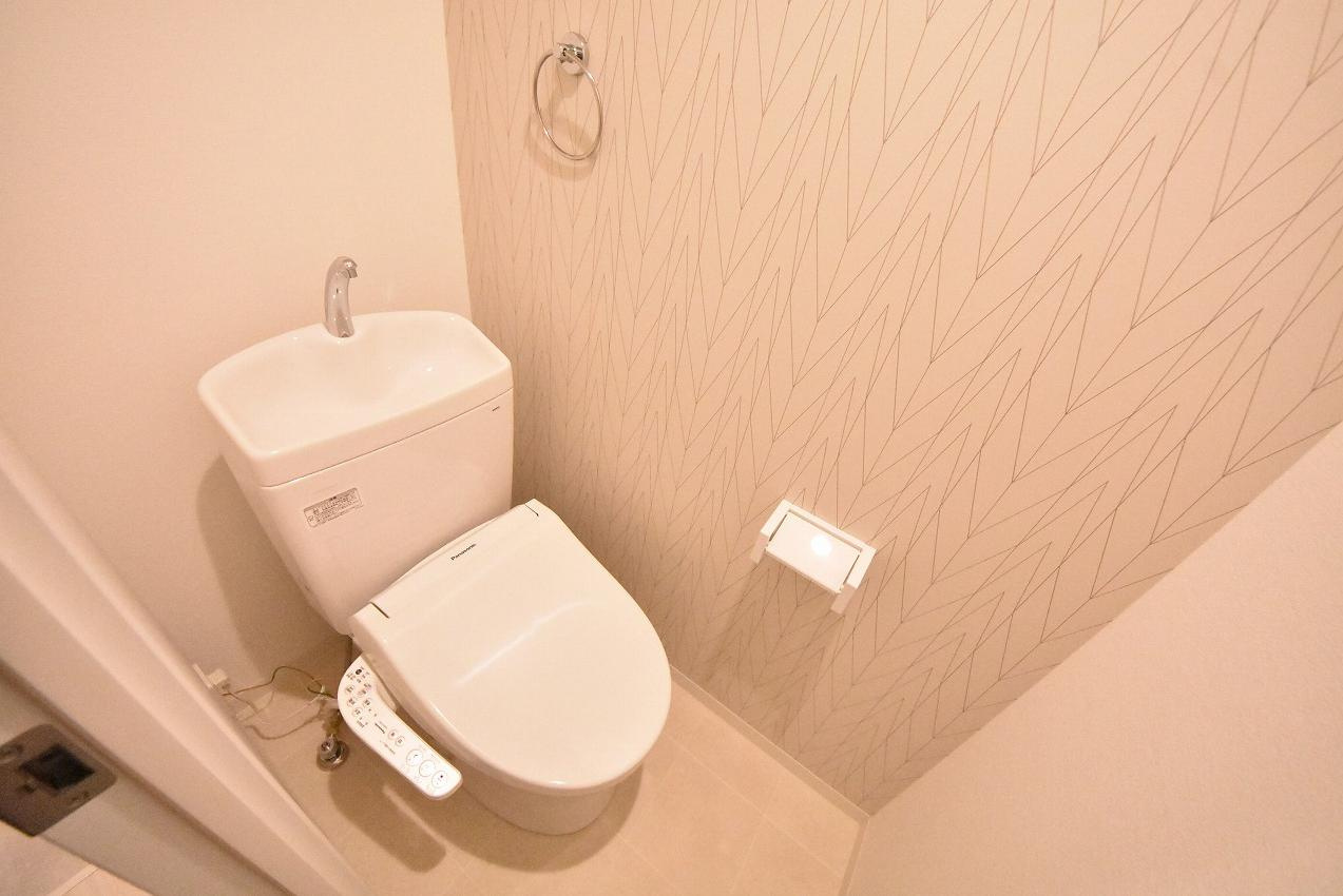 ＣＢ北柏アリビオのトイレ|ゆったりとした空間のトイレです