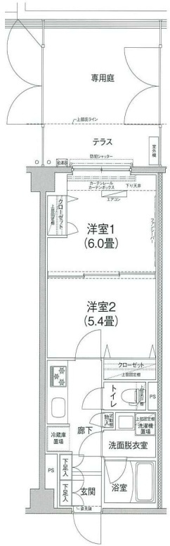 アイルグランデ大田の間取り