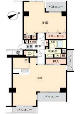 エバーグリーン江波山の間取り