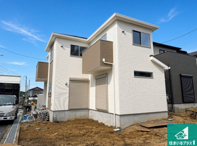 大阪狭山市大野台　第11期　新築一戸建ての外観|現在の進捗状況です！順調に作業進行中、完成が待ち遠しいです！詳細の間取り等、お気軽にお問い合わせください！
