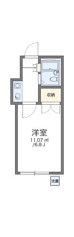 レオパレス姫路の間取り