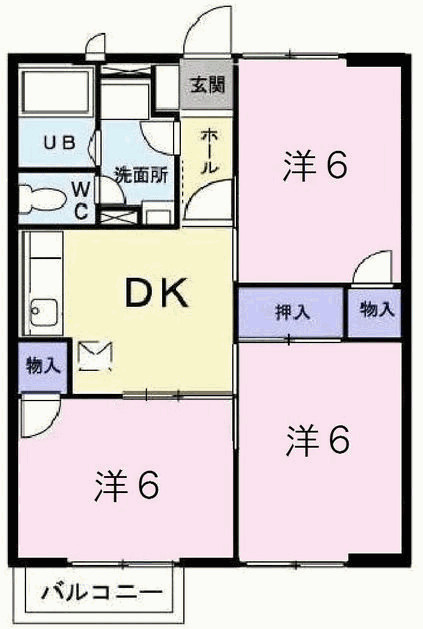 サンコートの間取り