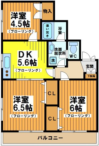 ドミールウメダの間取り