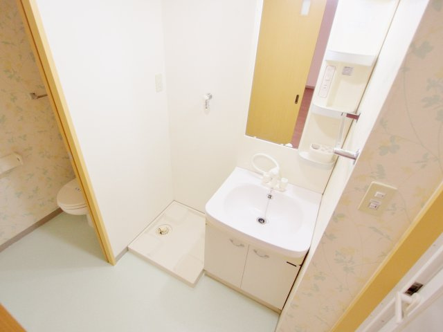 T-HOUSEの洗面所