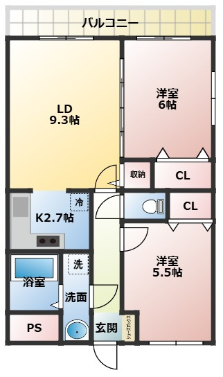 サンセットの間取り