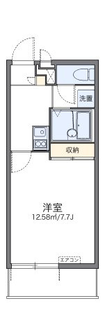 レオパレス阿保の間取り