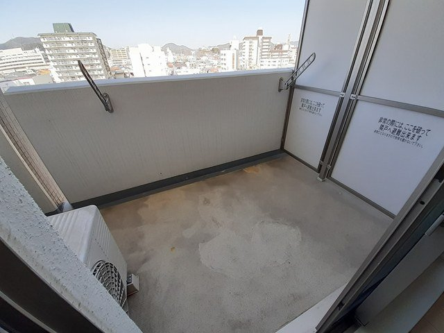 クレール姫路のバルコニー