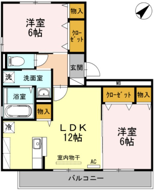 グランパルクの間取り