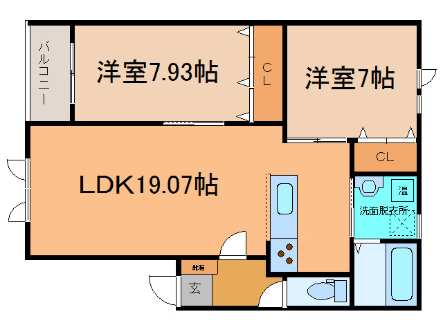 シロンの間取り