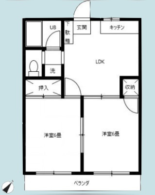 エレガント府中の間取り
