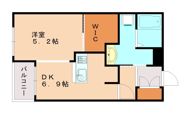オーキッドレジデンス神戸三宮の間取り