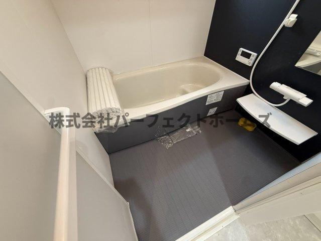 茄子作1丁目戸建　賃貸の浴室|コンパクトで使いやすいお風呂です