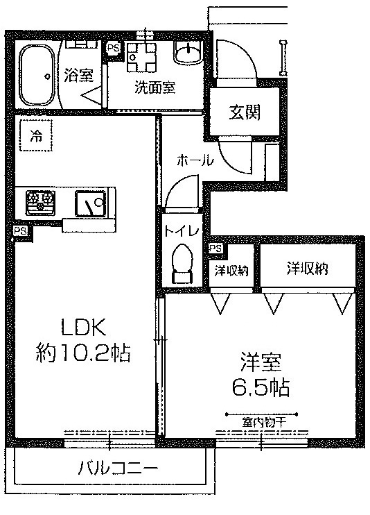 コンフォートスクウェアCの間取り