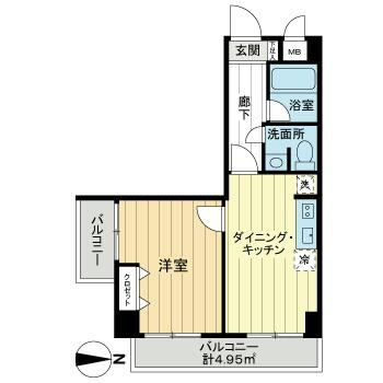 ライオンズマンション上石神井第２の間取り