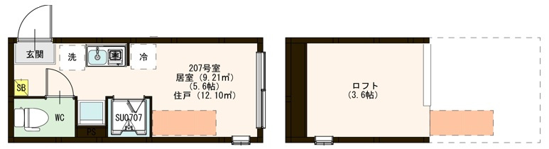カピバラテラスの間取り