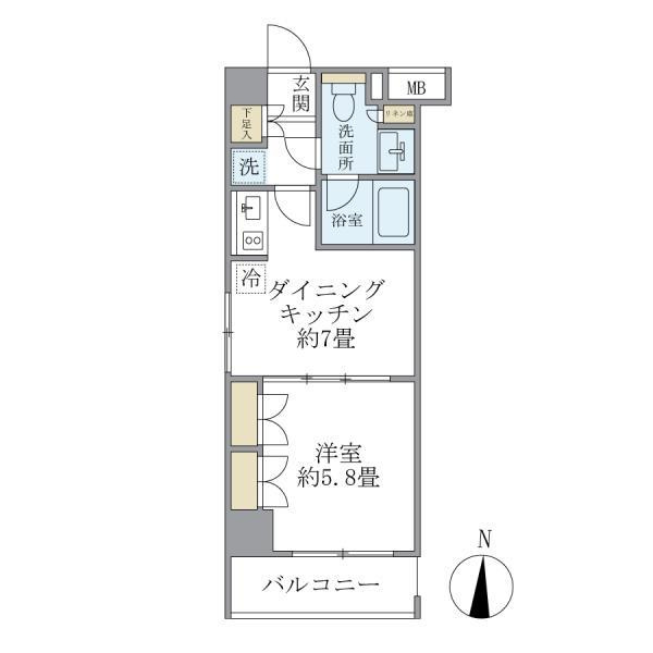 パークスフィア中野富士見町の間取り