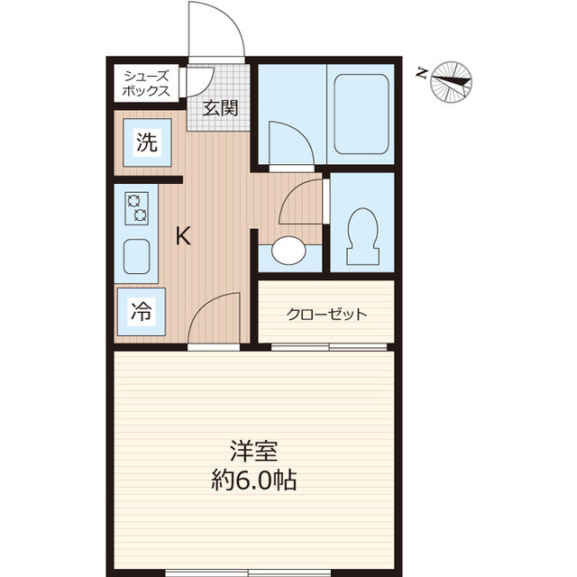 Ｅｖｅｒ　Ｃｏｕｒｔ野方Ｂ棟の間取り