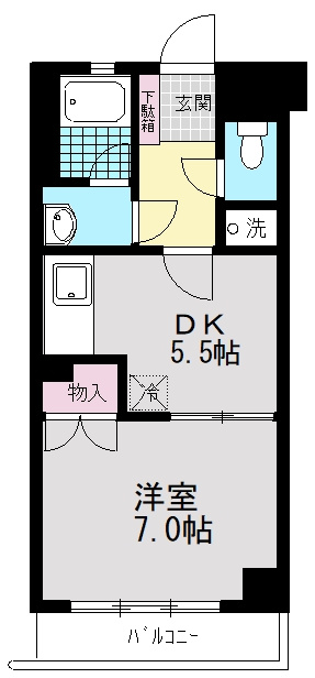 ＢＩ　ＣＡＳＴＬＥ　ＮＡＫＡＮＯの間取り