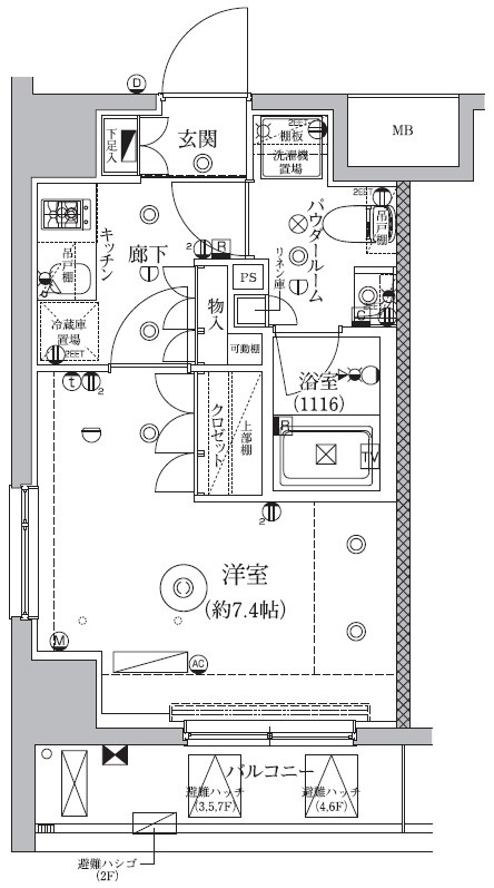 セジョリ武蔵関の間取り