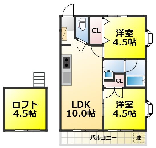 ロイヤルパレスの間取り