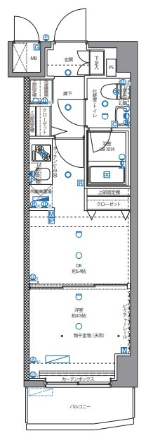 パティーナ武蔵関の間取り