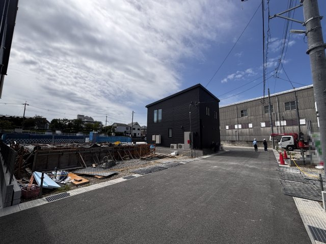 明石市大久保町江井島新築戸建２号棟の前面道路含む現地写真|2026年9月12日撮影