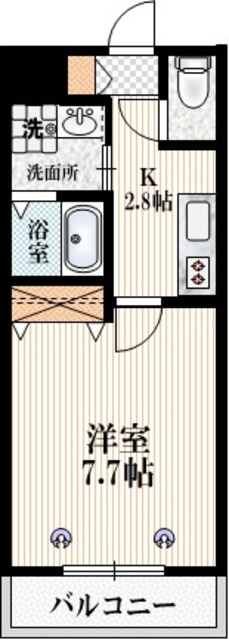 ベルメゾン常盤の間取り