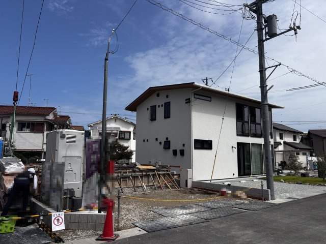 明石市大久保町江井島新築戸建１号棟の前面道路含む現地写真|2026年9月12日撮影