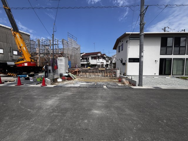明石市大久保町江井島新築戸建１号棟の前面道路含む現地写真|2026年9月12日撮影