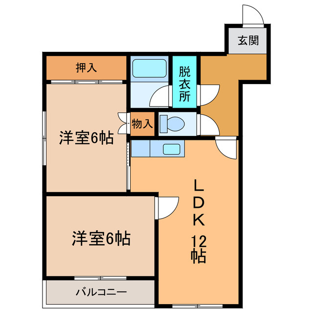 ベルピア18の間取り