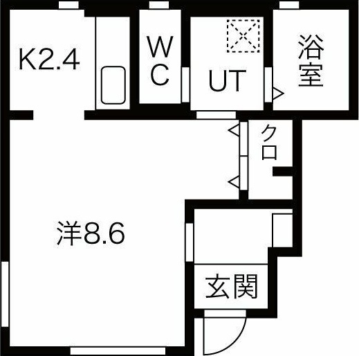 Bonheur常盤台B棟の間取り
