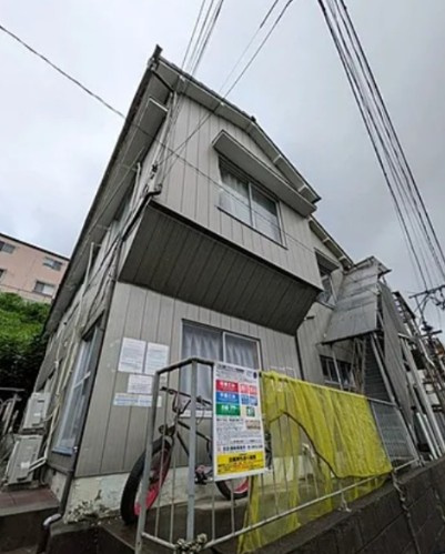 北区岸町２丁目のアパートの外観