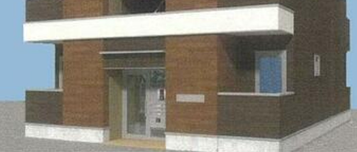 平塚市平塚１丁目のアパートのエントランス