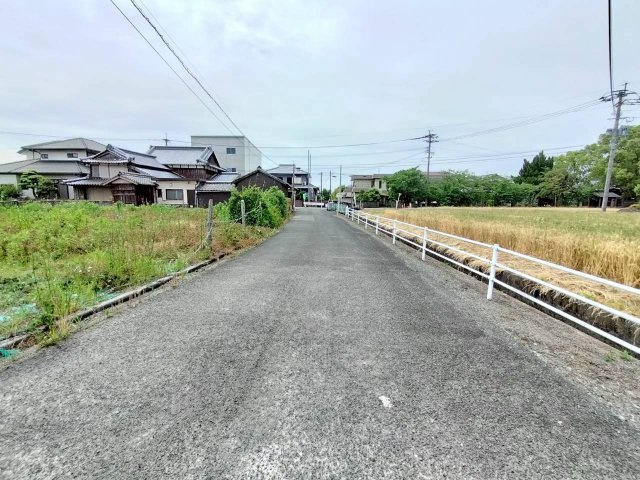 久留米市城島町江上本土地の前面道路含む現地写真