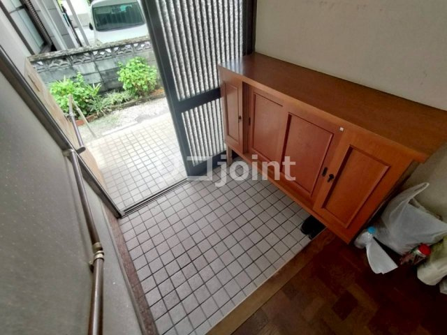 朝倉市甘木中古平屋建ての玄関