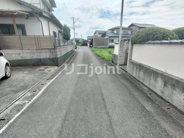 朝倉市甘木売地の前面道路含む現地写真