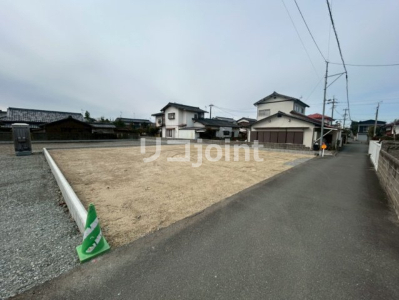 朝倉市菩提寺売地【749番12】の前面道路含む現地写真