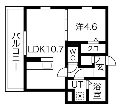 レガートⅡの間取り