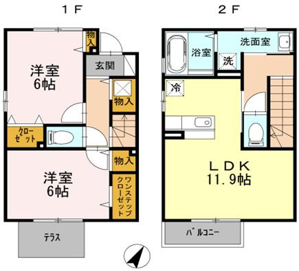 【間取り】 | エアルデュオ