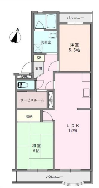 リヴェールの間取り