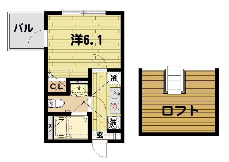 オーガスタコート川崎の間取り|間取りです。