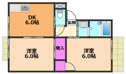 ヴィラサンシャインの間取り