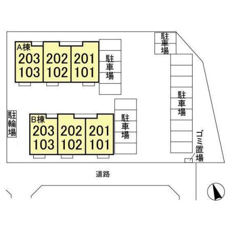 グランパルクの区画図