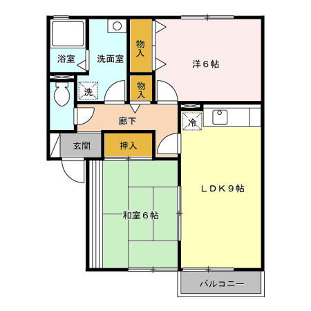 【間取り】 | シュトラーレン高野　A